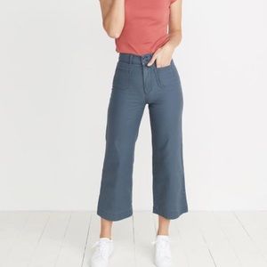 Marine Layer Blue Gray Cropped Pants